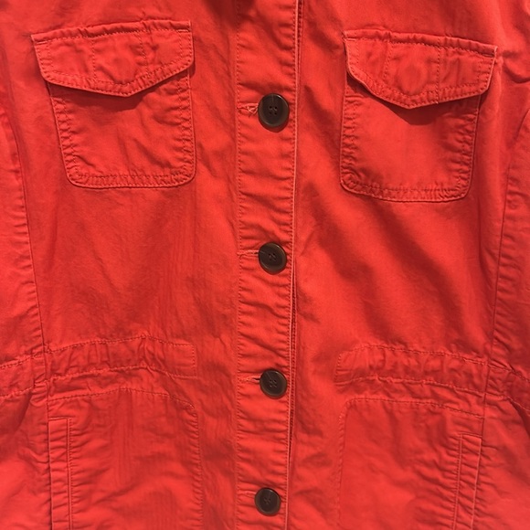 Twill red jacket from Talbots outlet - Picture 3 of 7